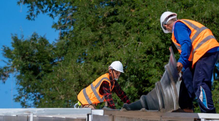 Professional metal roof installation in Berlin, ND